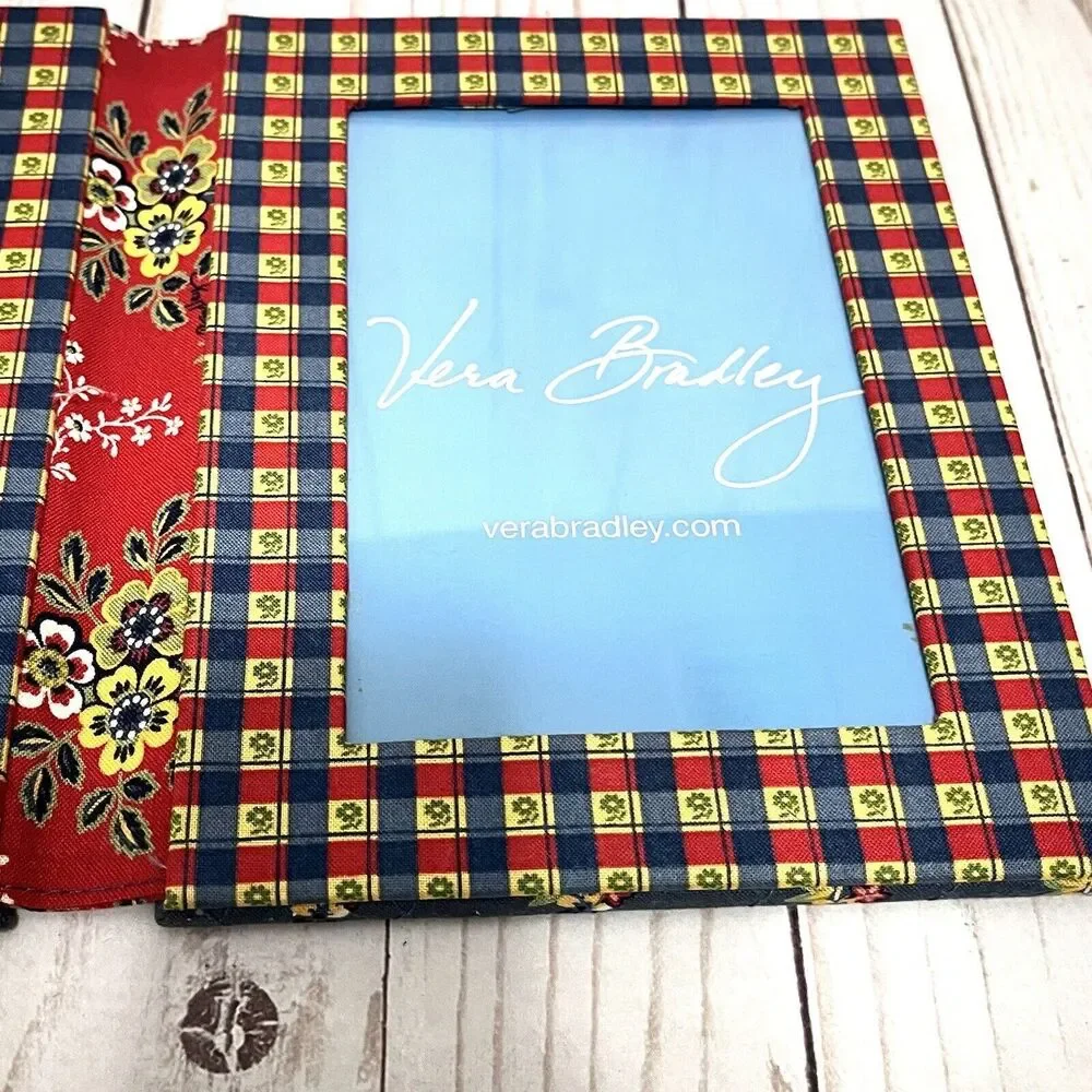 Vera Bradley Emily Double 4x 6 Picture Frame